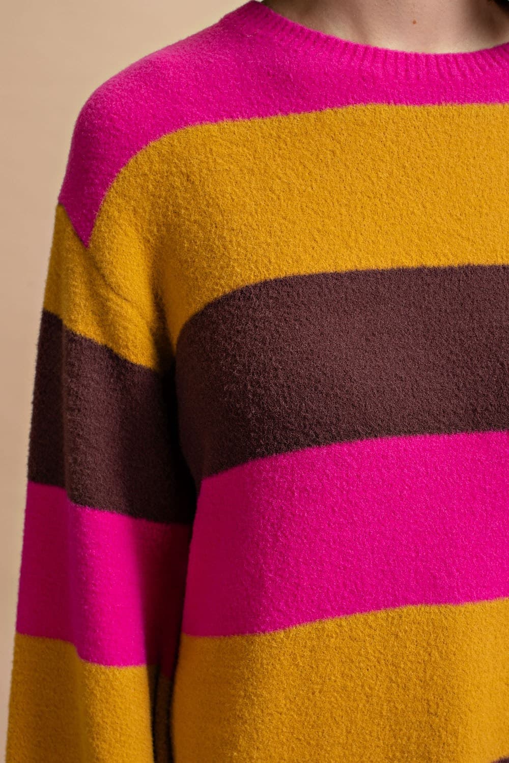 TA2842 - FUCHSIA / BROWN