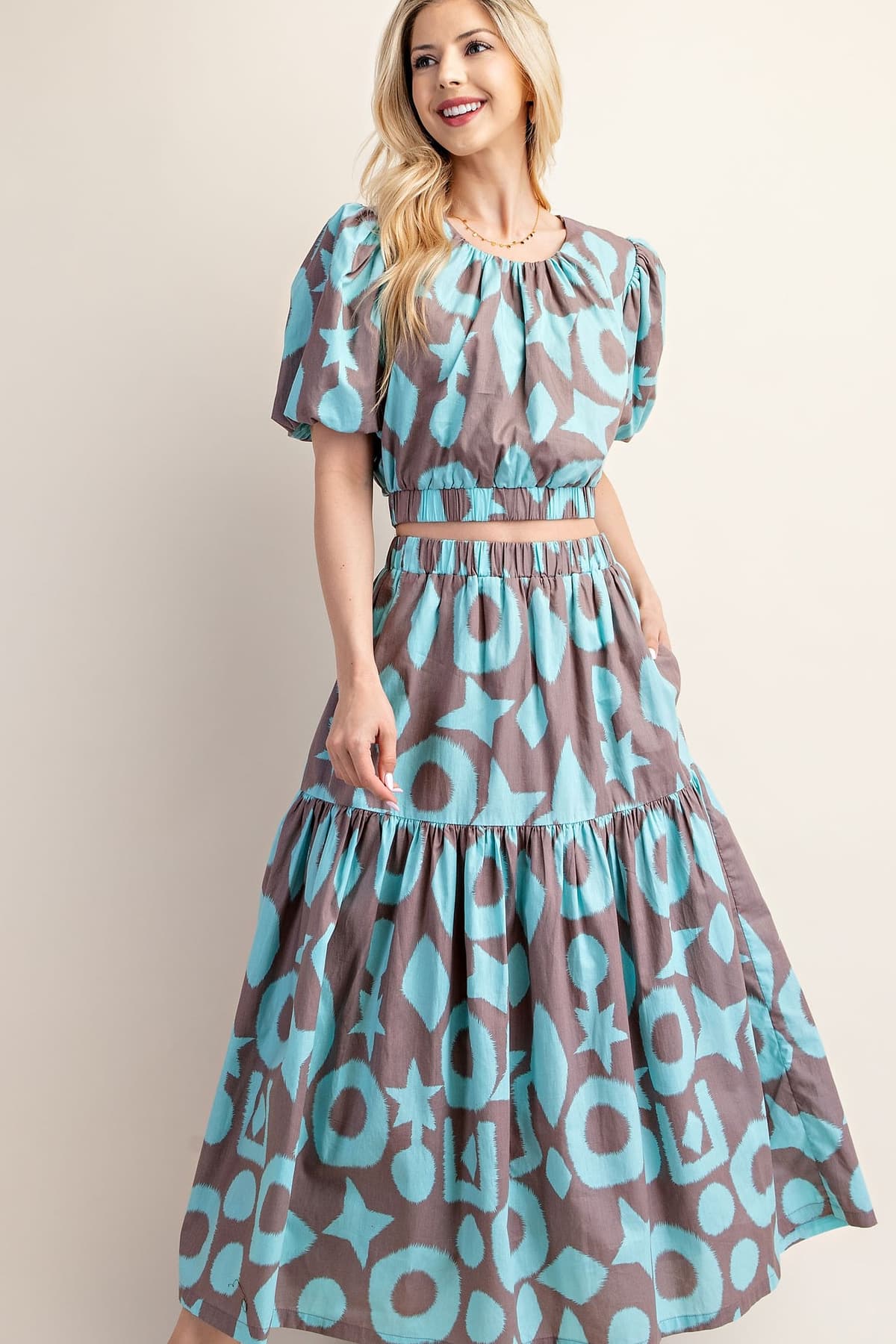 TM1029 - MOCHA / AQUA