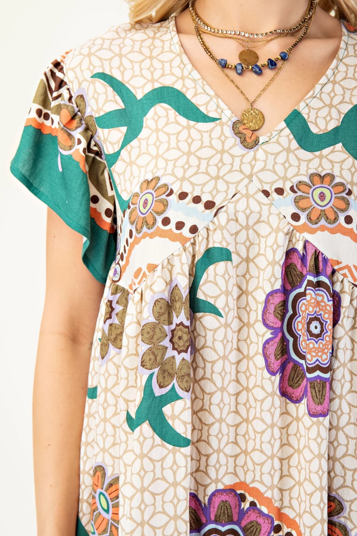 TG2039 - BEIGE / GREEN