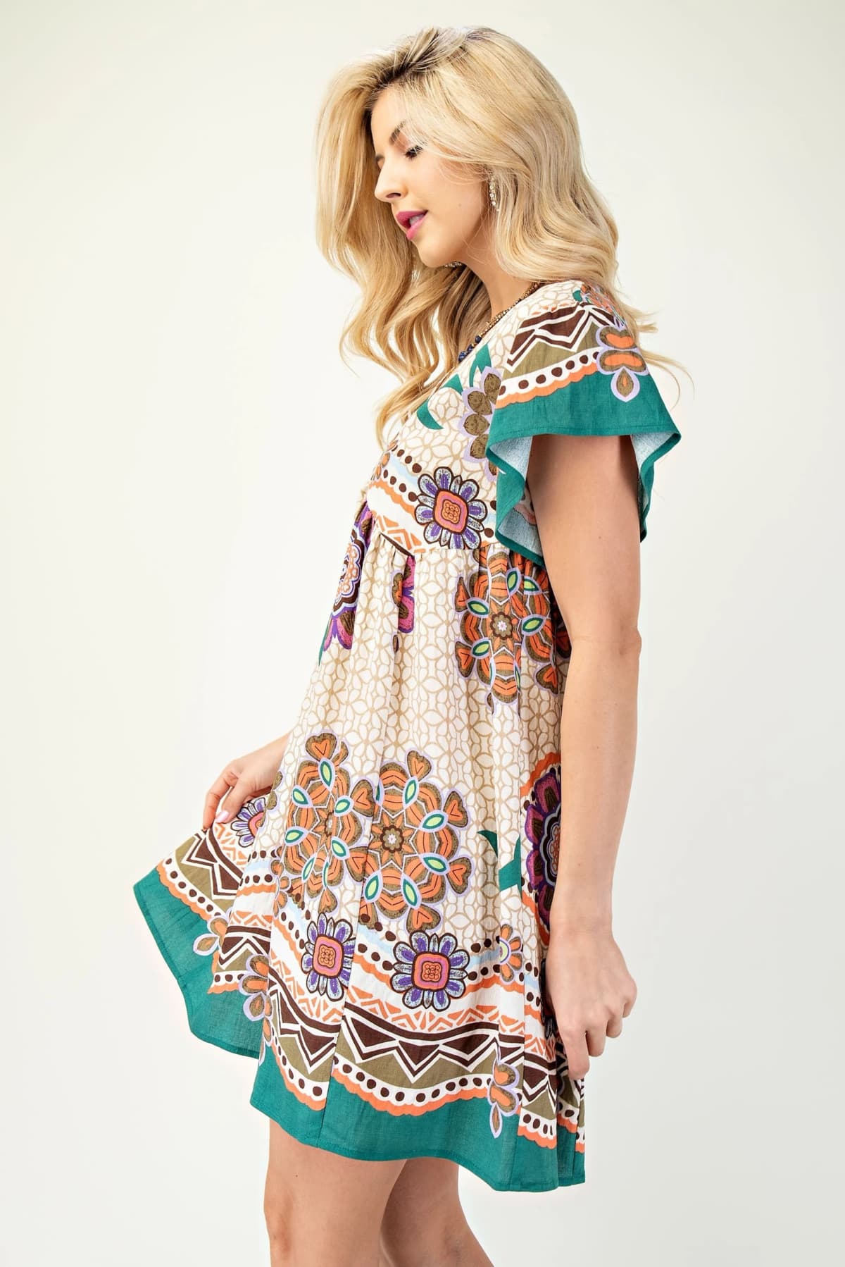 TG2039 - BEIGE / GREEN