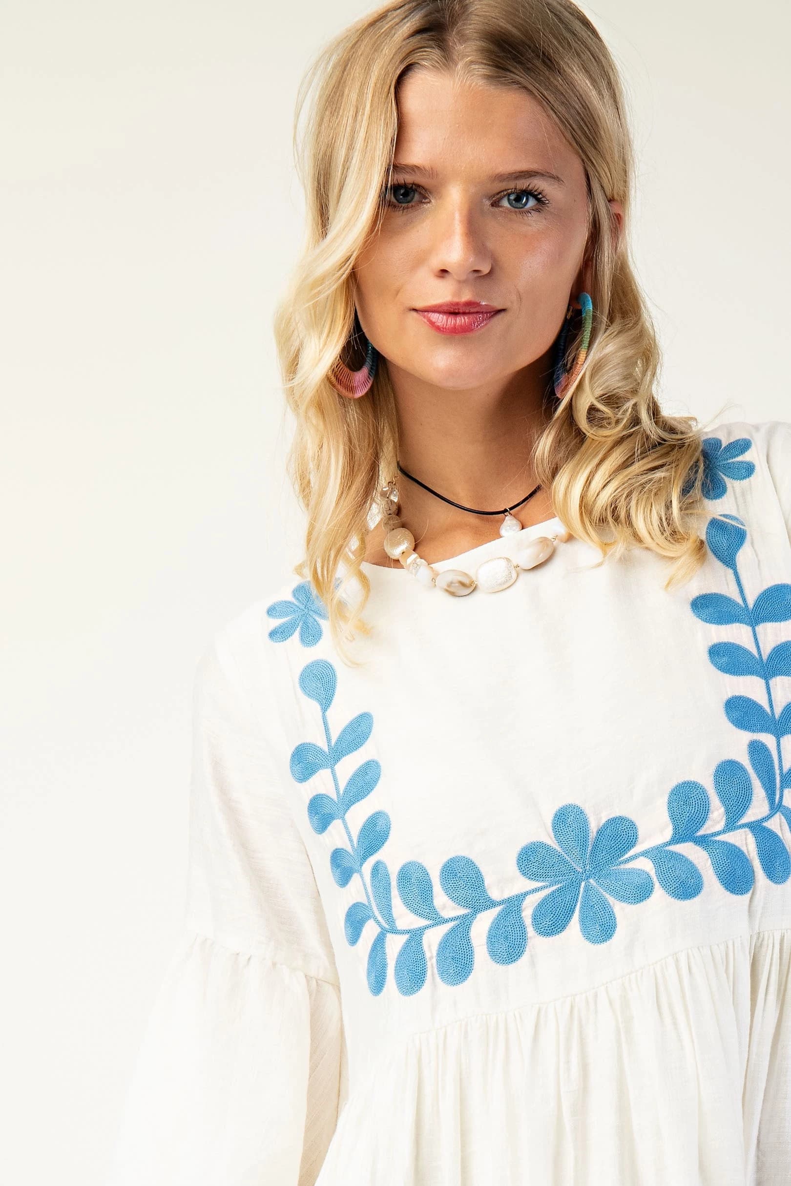 TG2038 - BLUE / IVORY