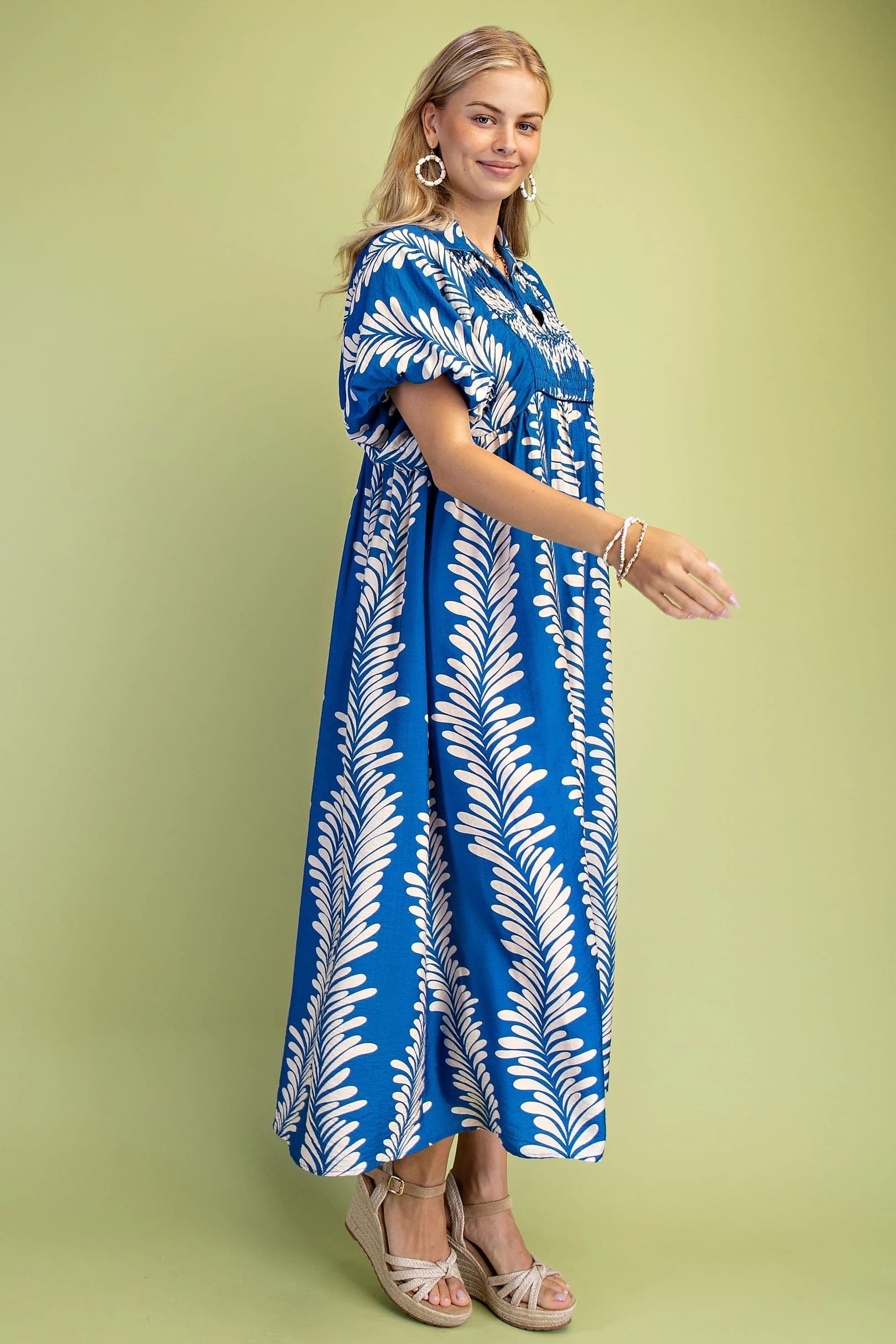 TE1055 - BLUE / CREAM