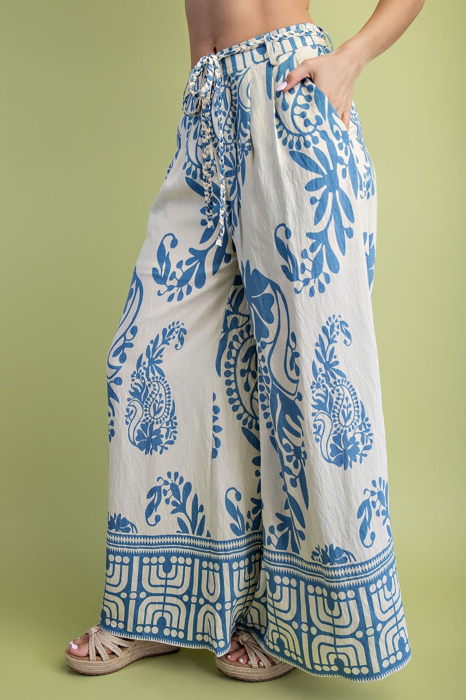 TE1214 - BLUE / IVORY