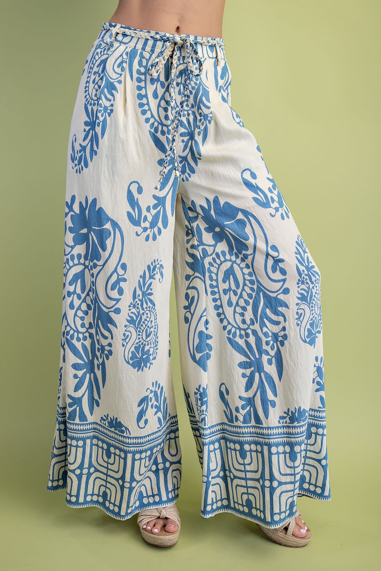 TE1214 - BLUE / IVORY