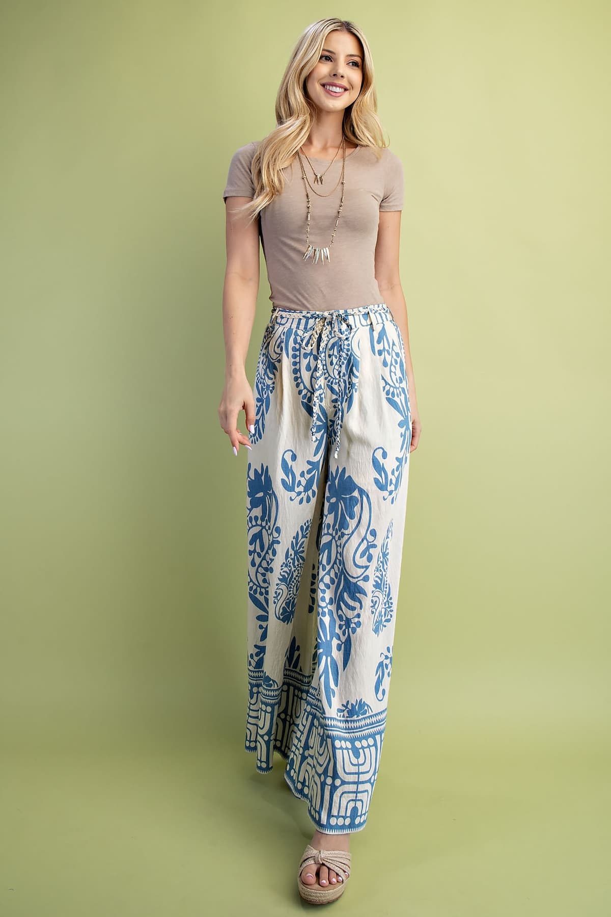 TE1214 - BLUE / IVORY