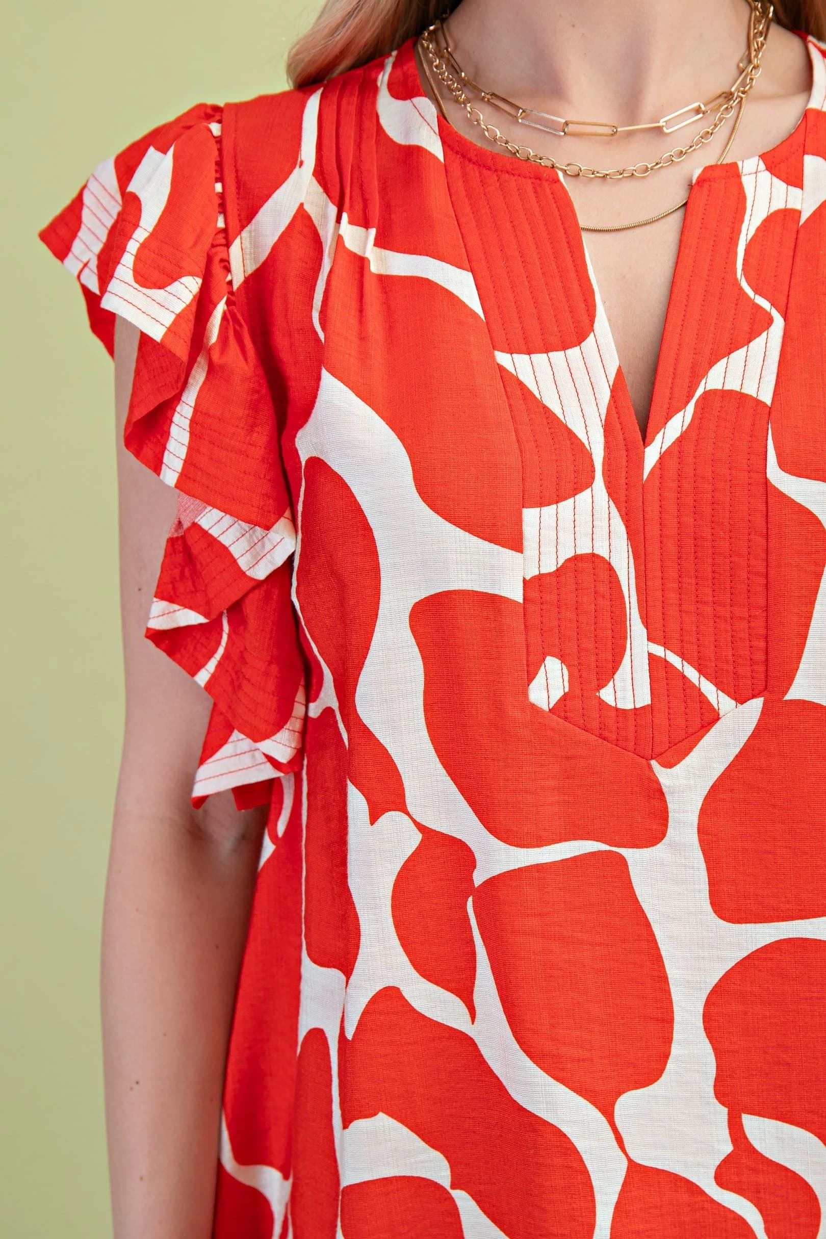 TE1270 - TOMATO / IVORY