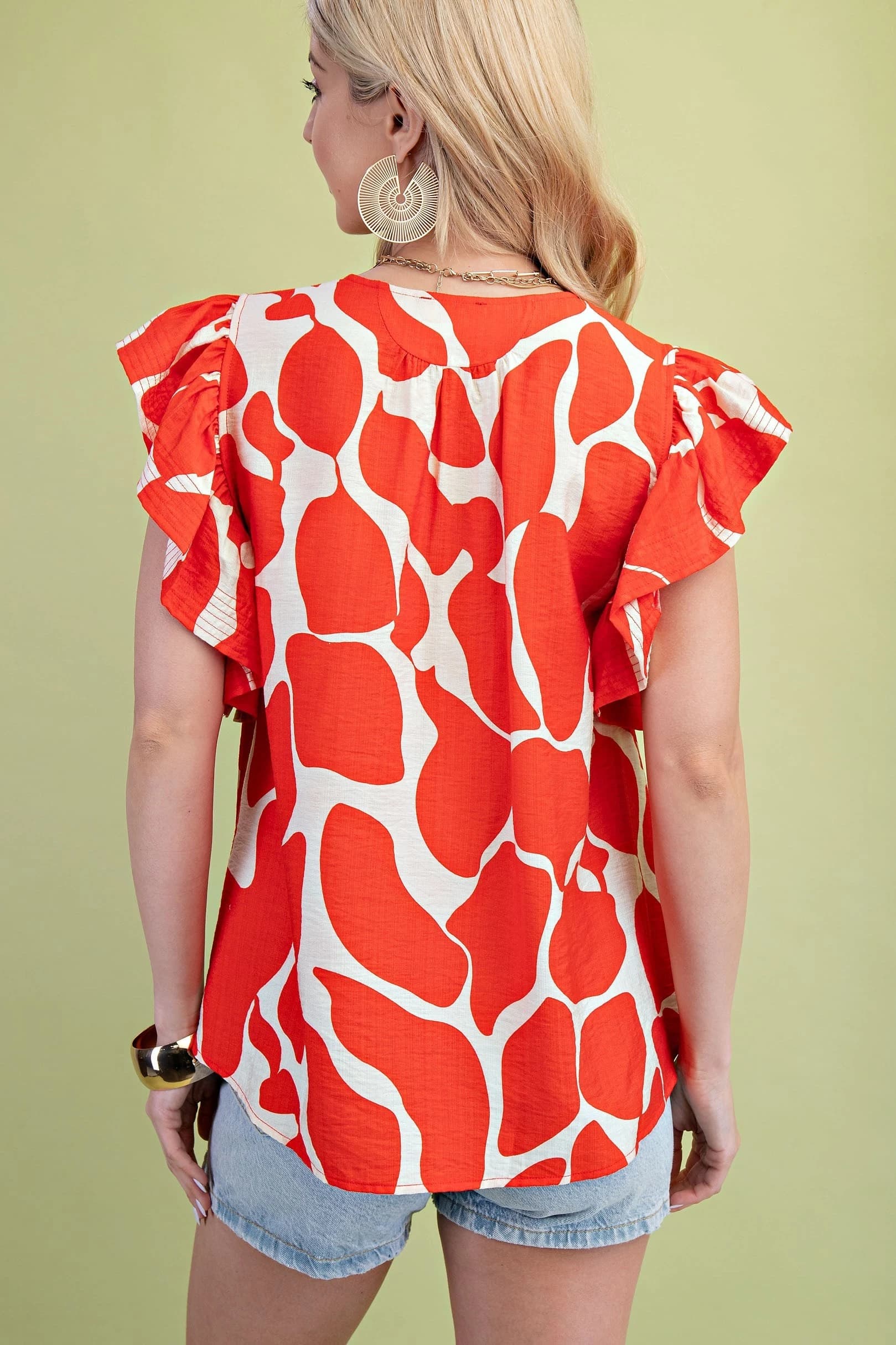 TE1270 - TOMATO / IVORY