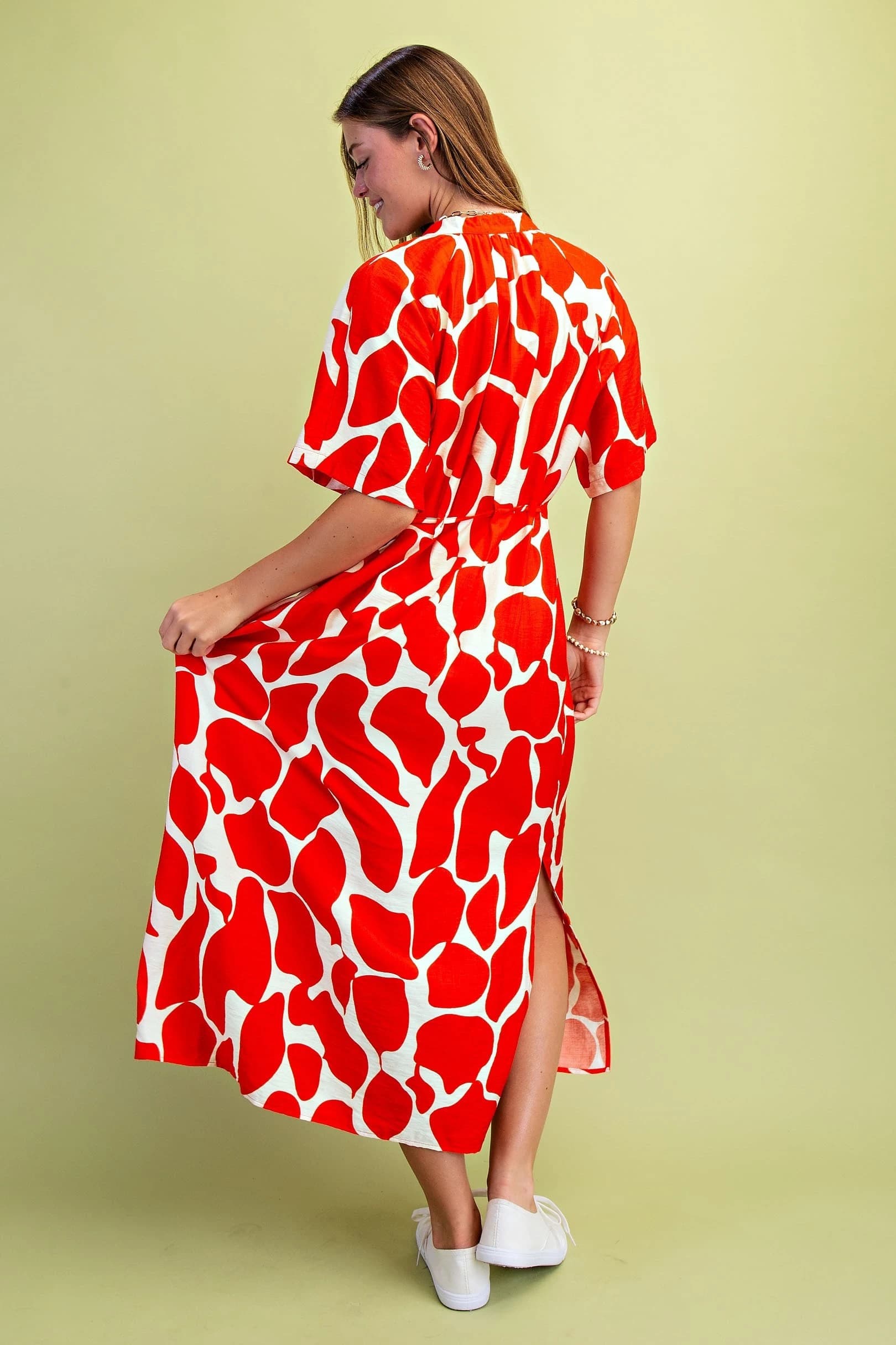 TE1614 - TOMATO / IVORY