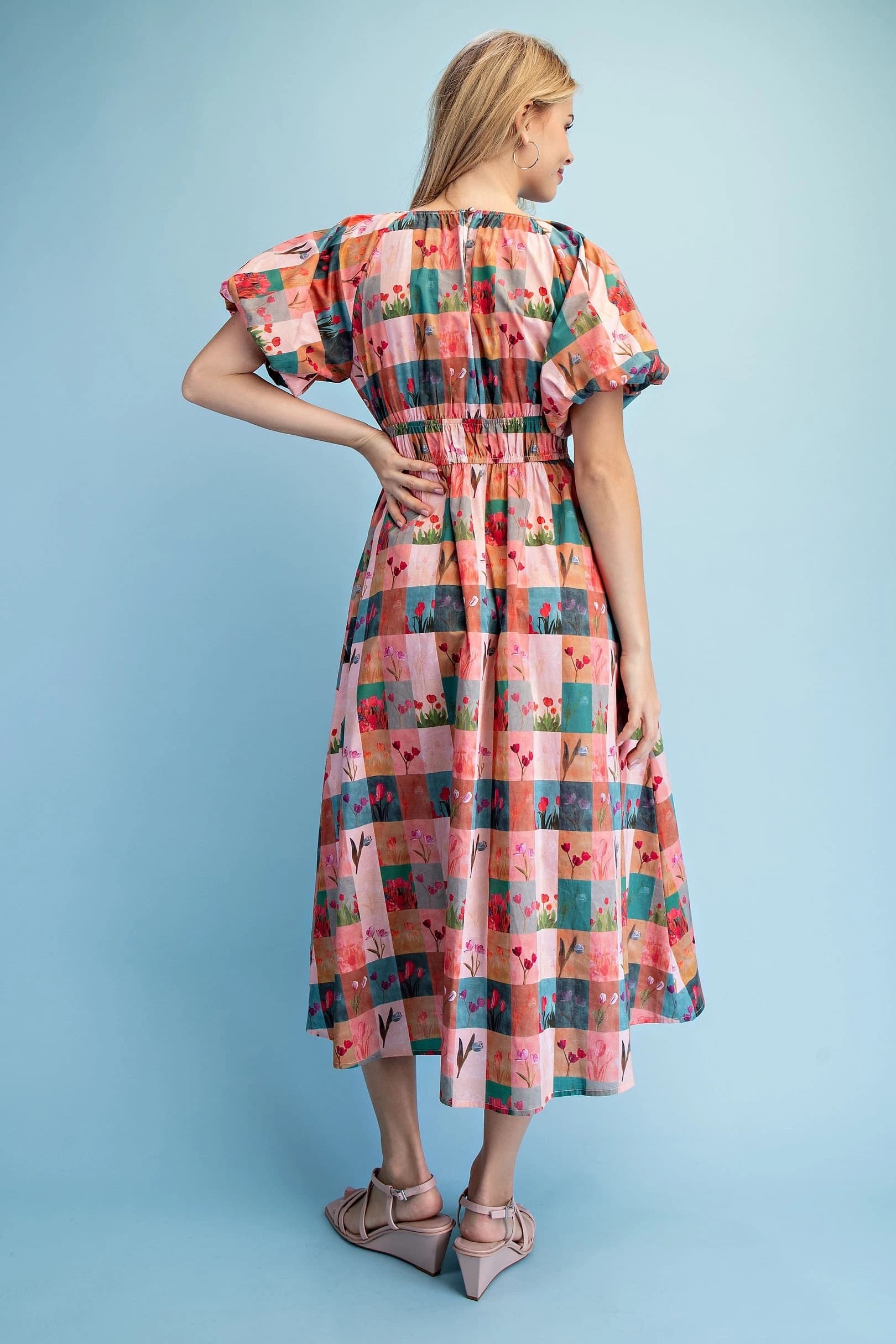 TY1039 - CORAL/BLUE MIX