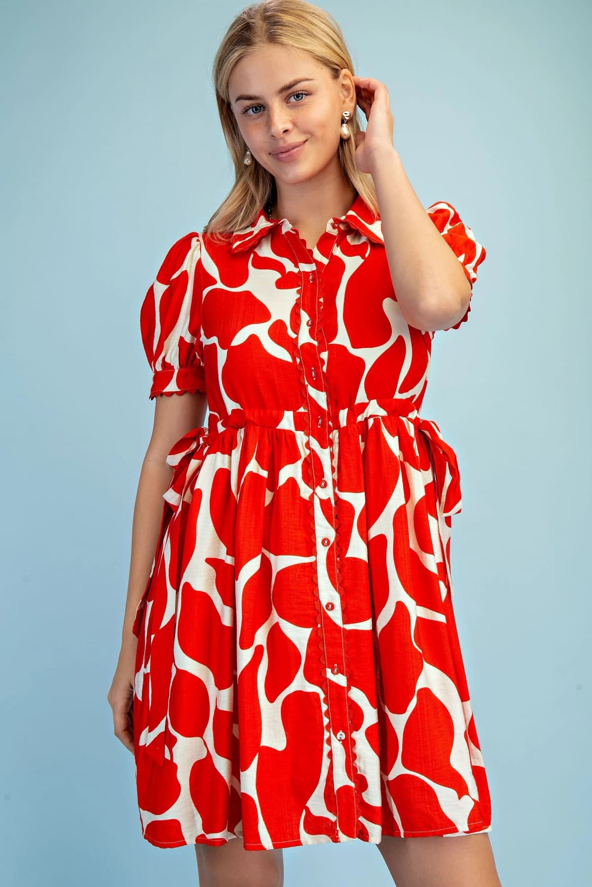 TE1686 - TOMATO / IVORY