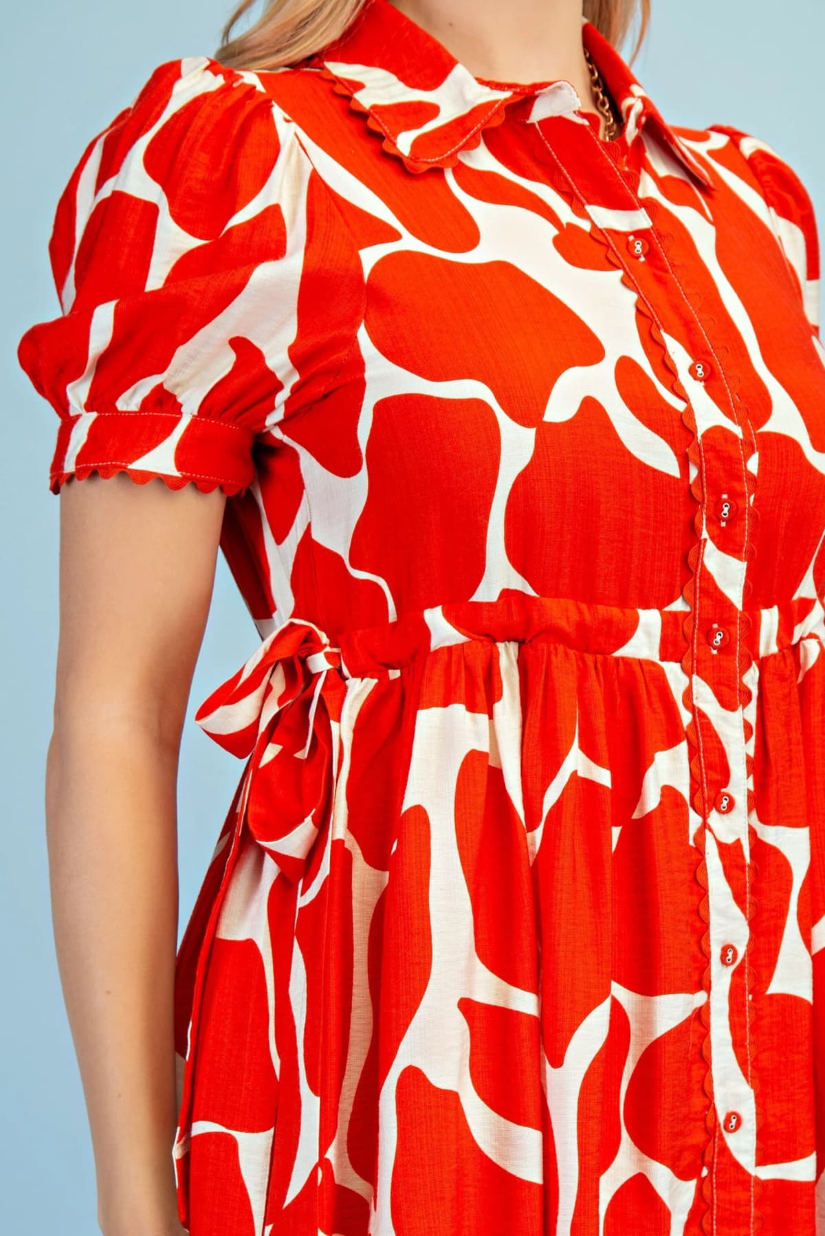 TE1686 - TOMATO / IVORY