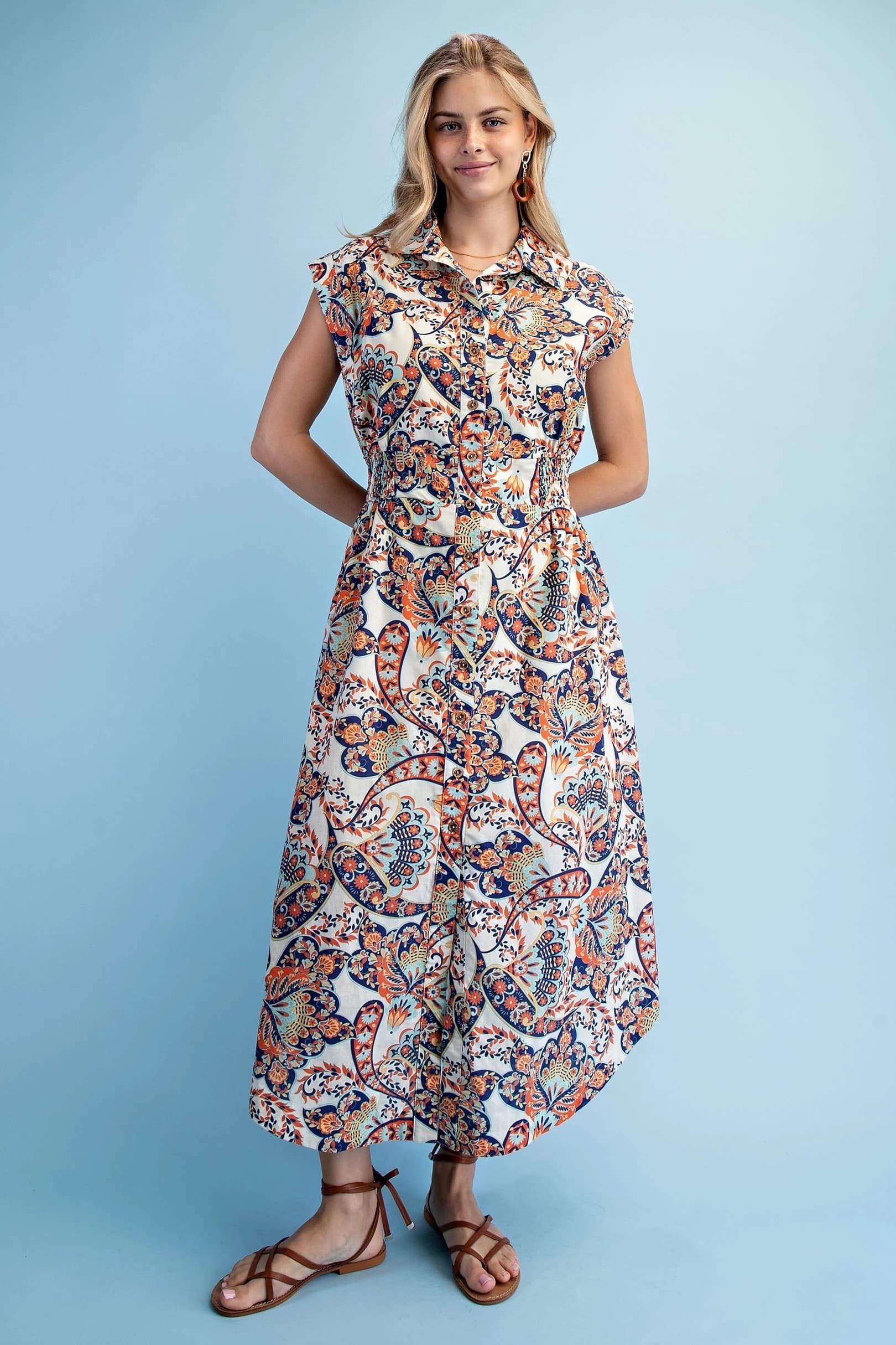 TE1692 - ORANGE / NAVY