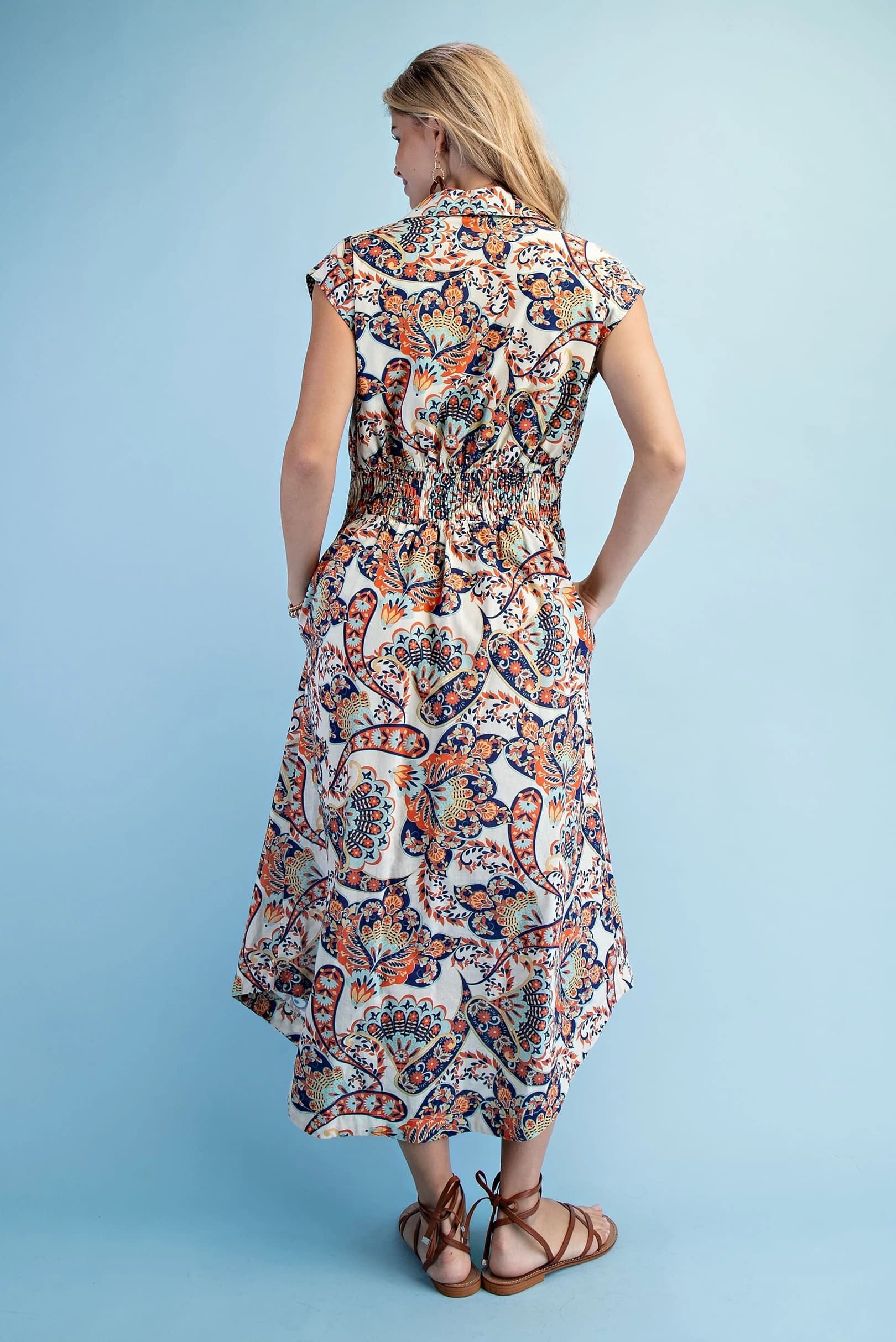 TE1692 - ORANGE / NAVY