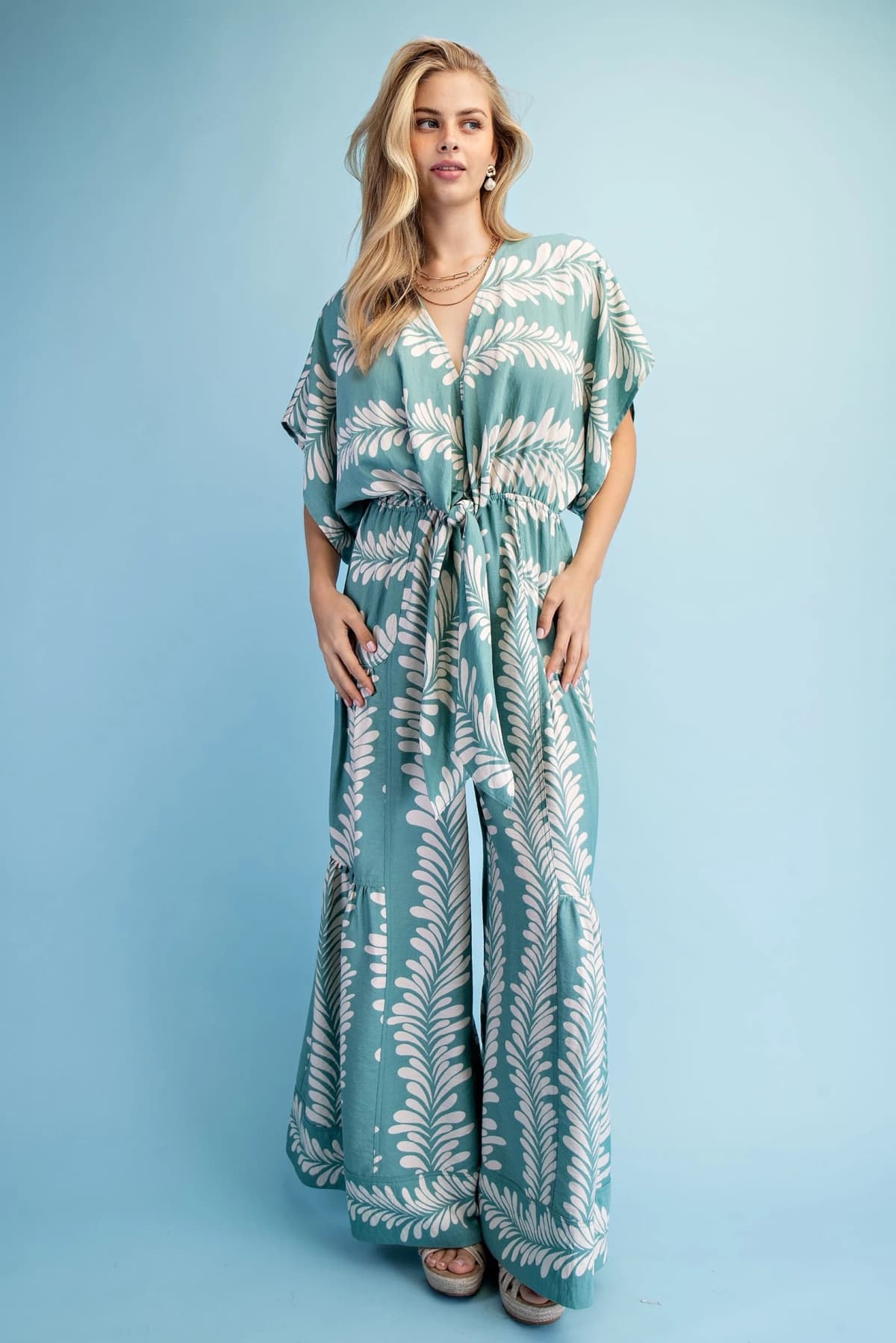 TE1732 - DUSTY MINT / CREAM