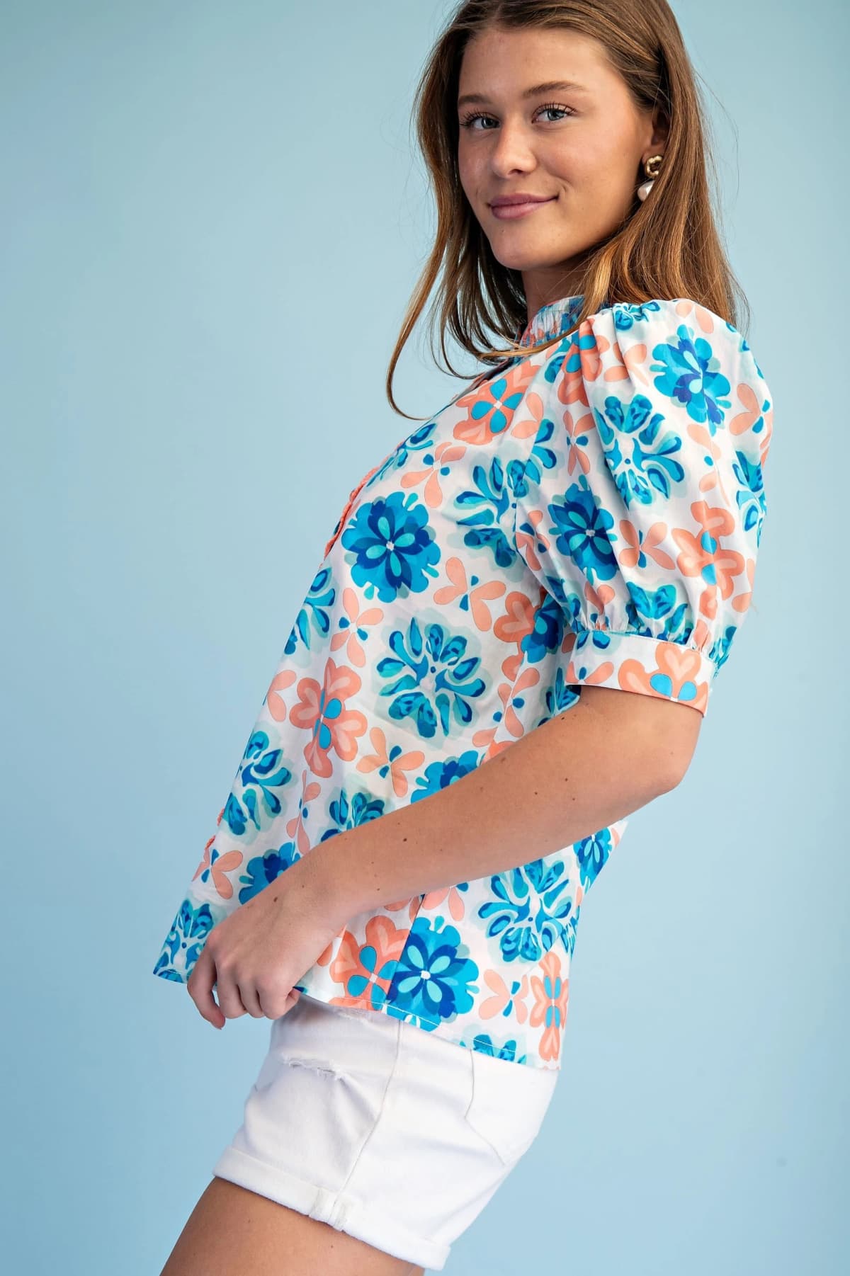 TE1741 - CORAL / BLUE