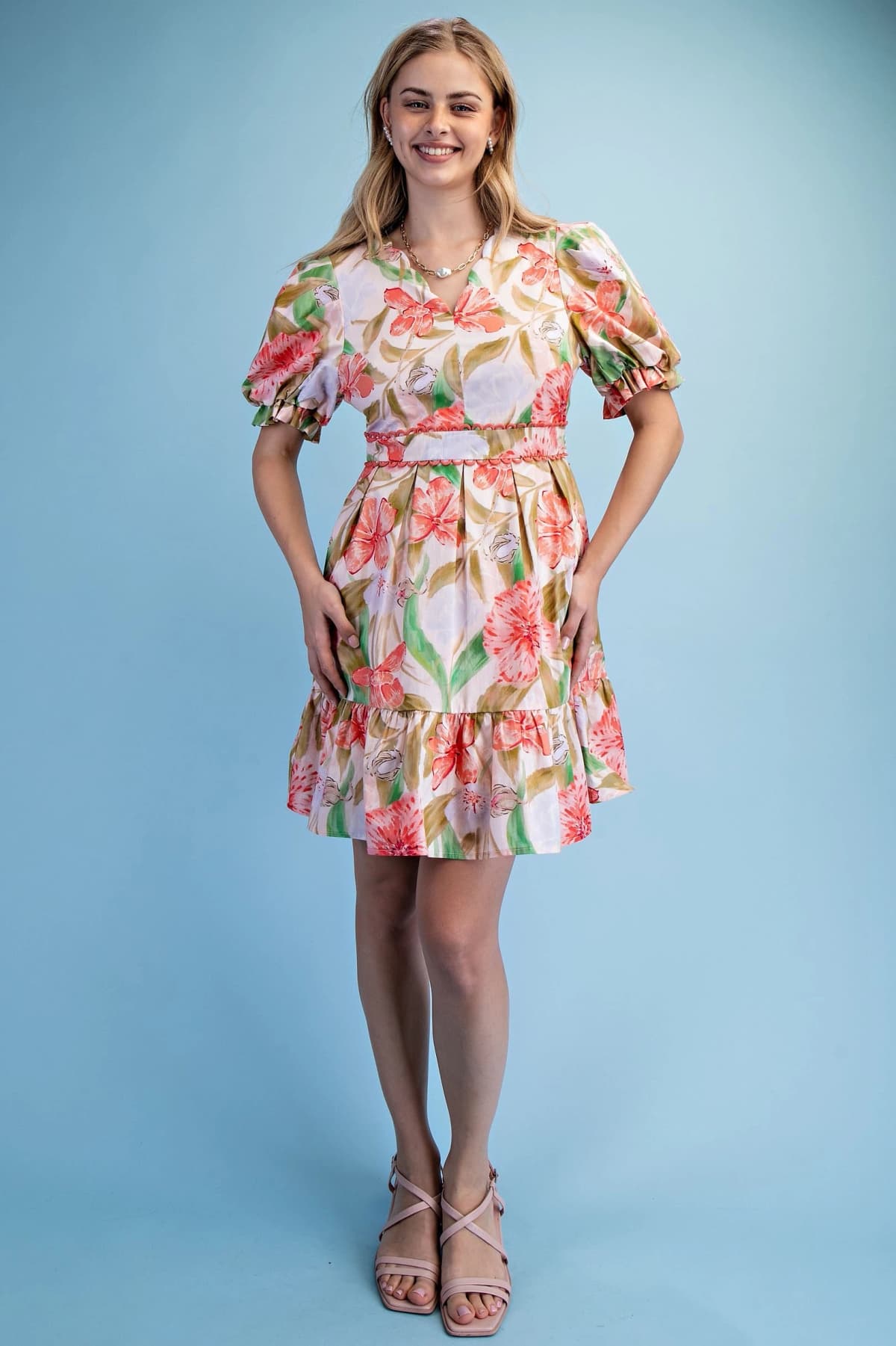 TE1832 - CORAL/GREEN