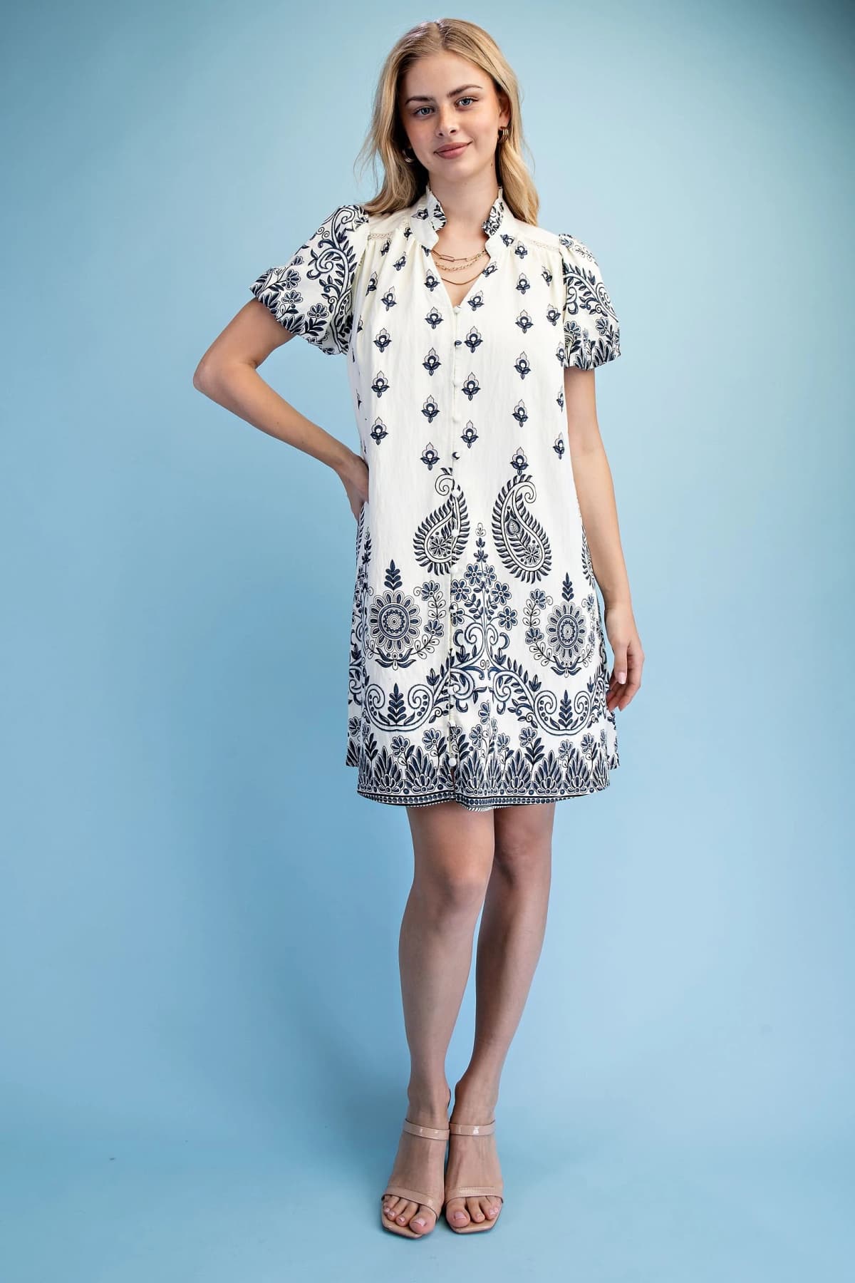 TE1854 - NAVY / IVORY