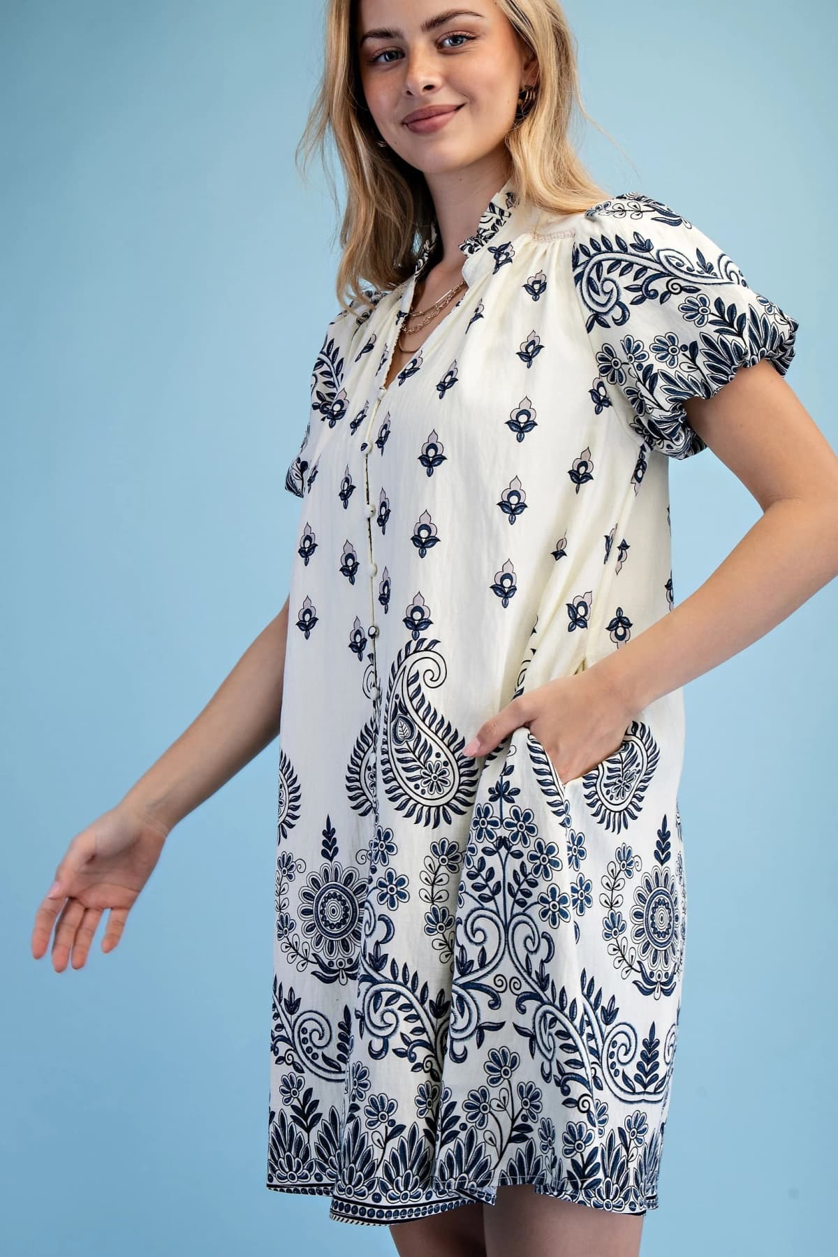 TE1854 - NAVY / IVORY