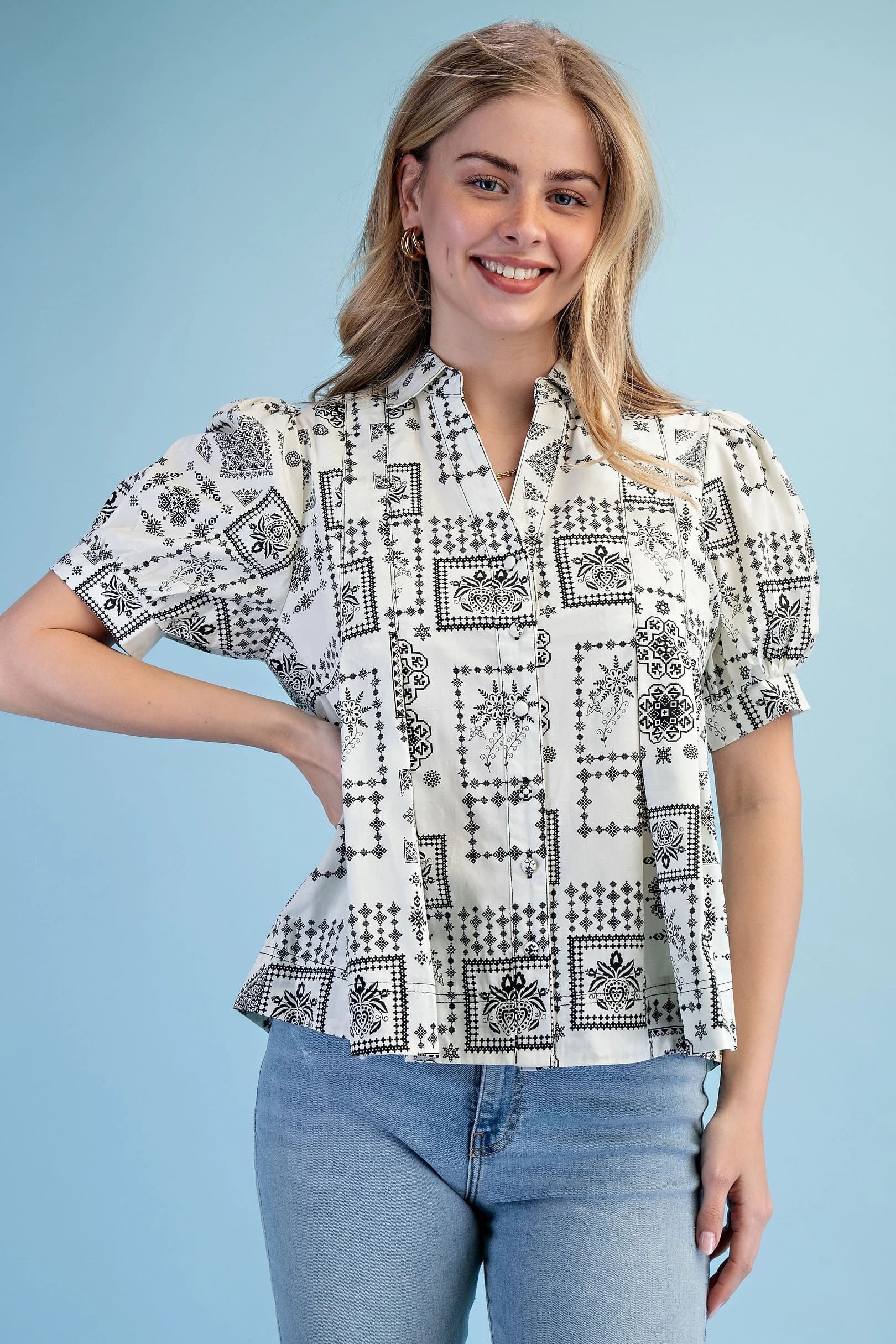 TE1925 - IVORY / BLACK