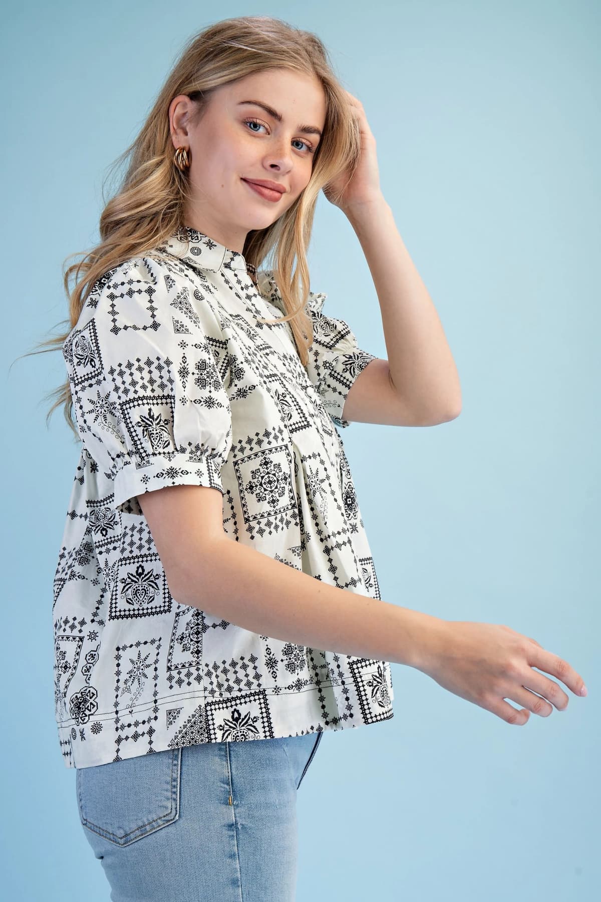 TE1925 - IVORY / BLACK