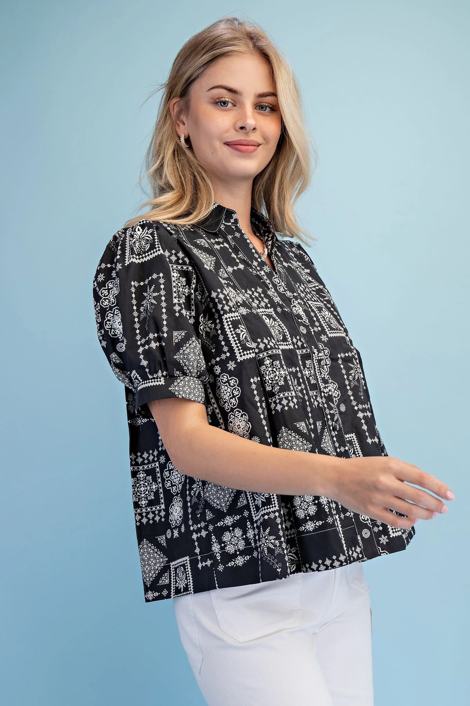 TE1925 - BLACK / WHITE