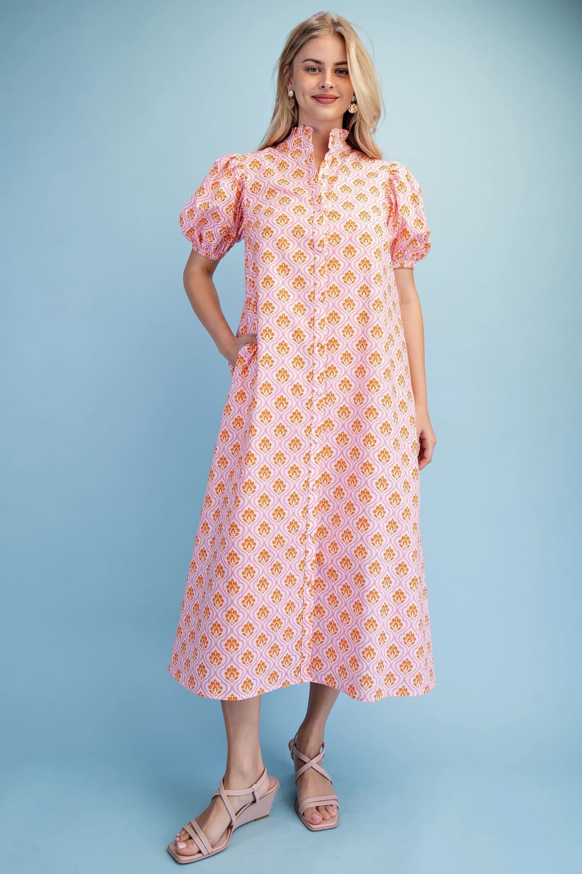 TE1935 - PINK / ORANGE