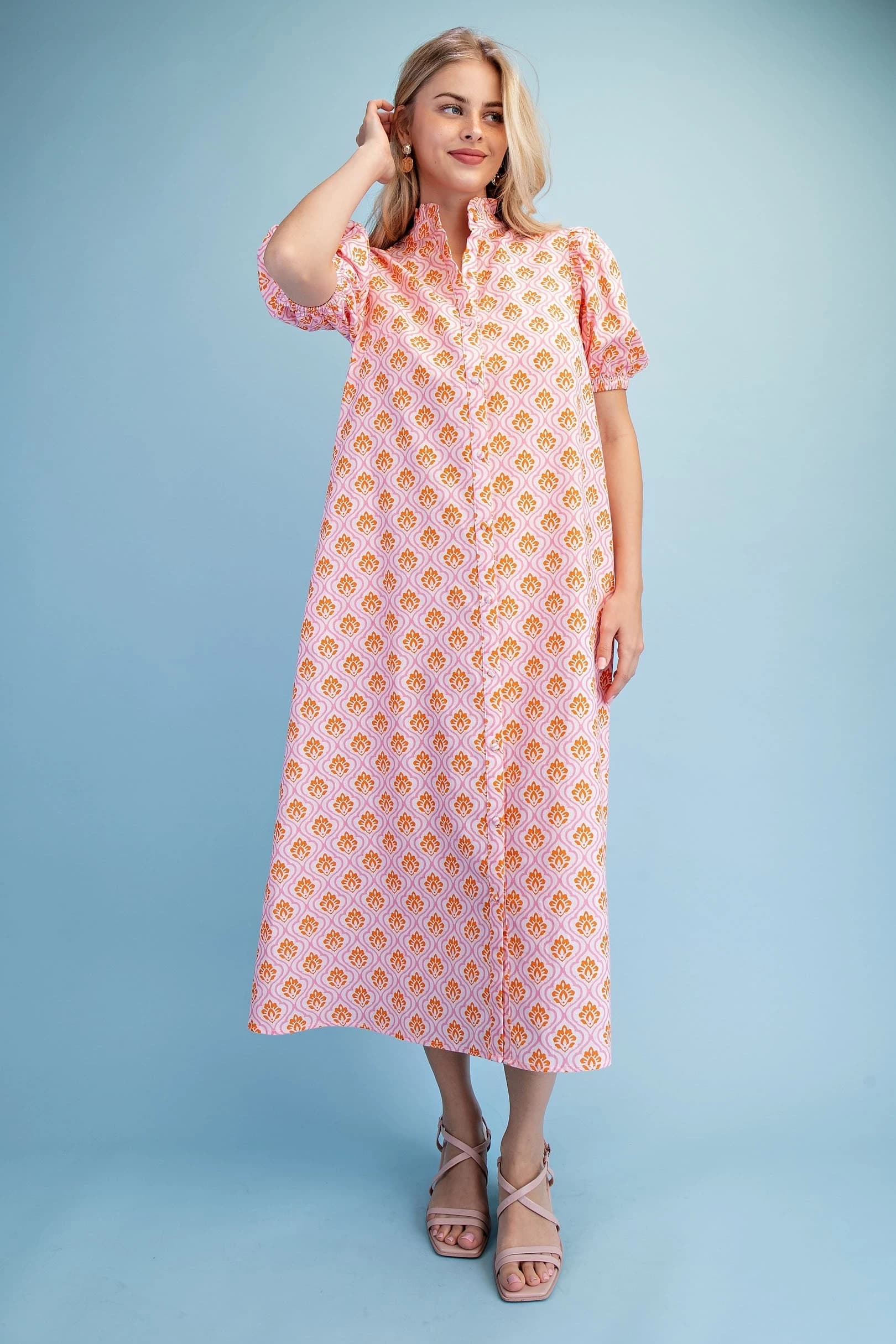 TE1935 - PINK / ORANGE