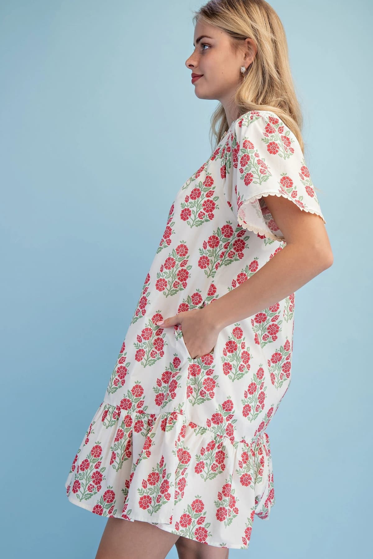 TE1946 - CREAM / RED