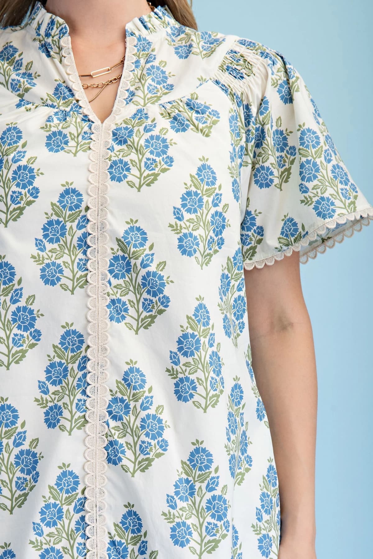 TE1946 - CREAM / BLUE