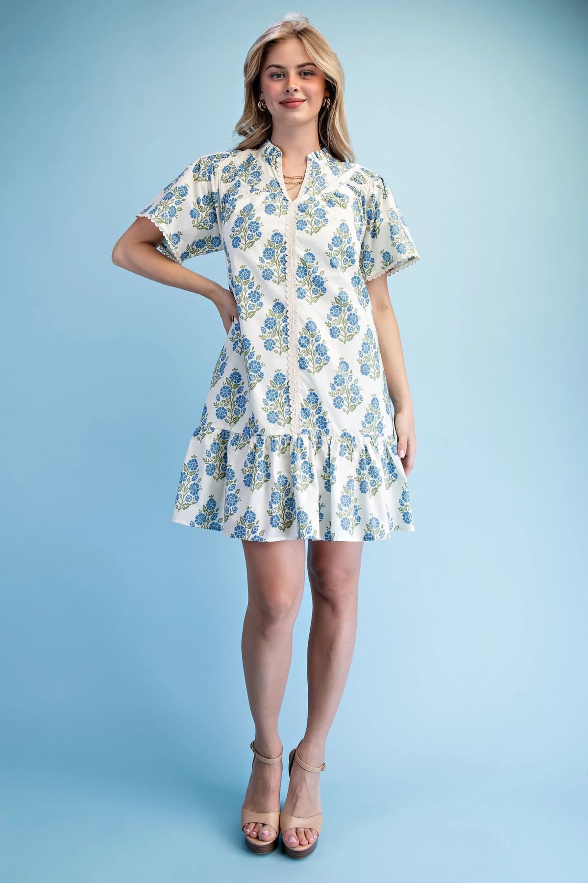 TE1946 - CREAM / BLUE