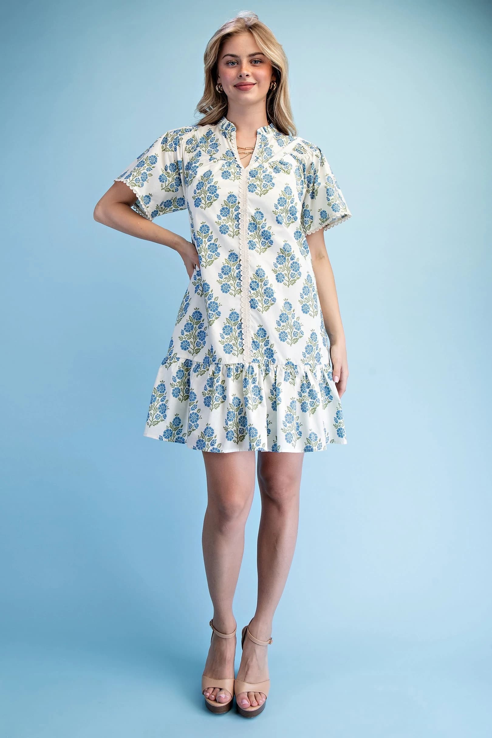 TE1946 - CREAM / BLUE