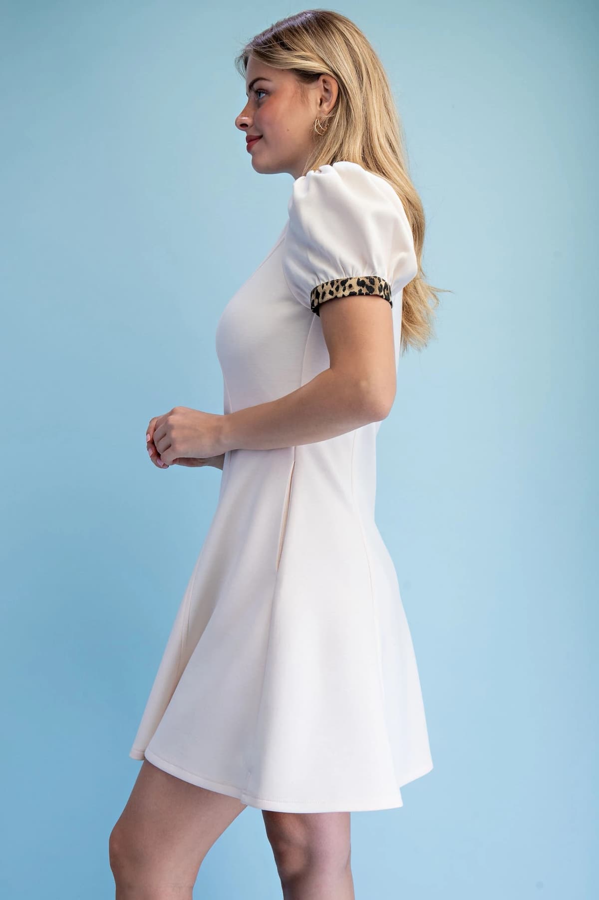 TY1262 - CREAM/LEOPARD