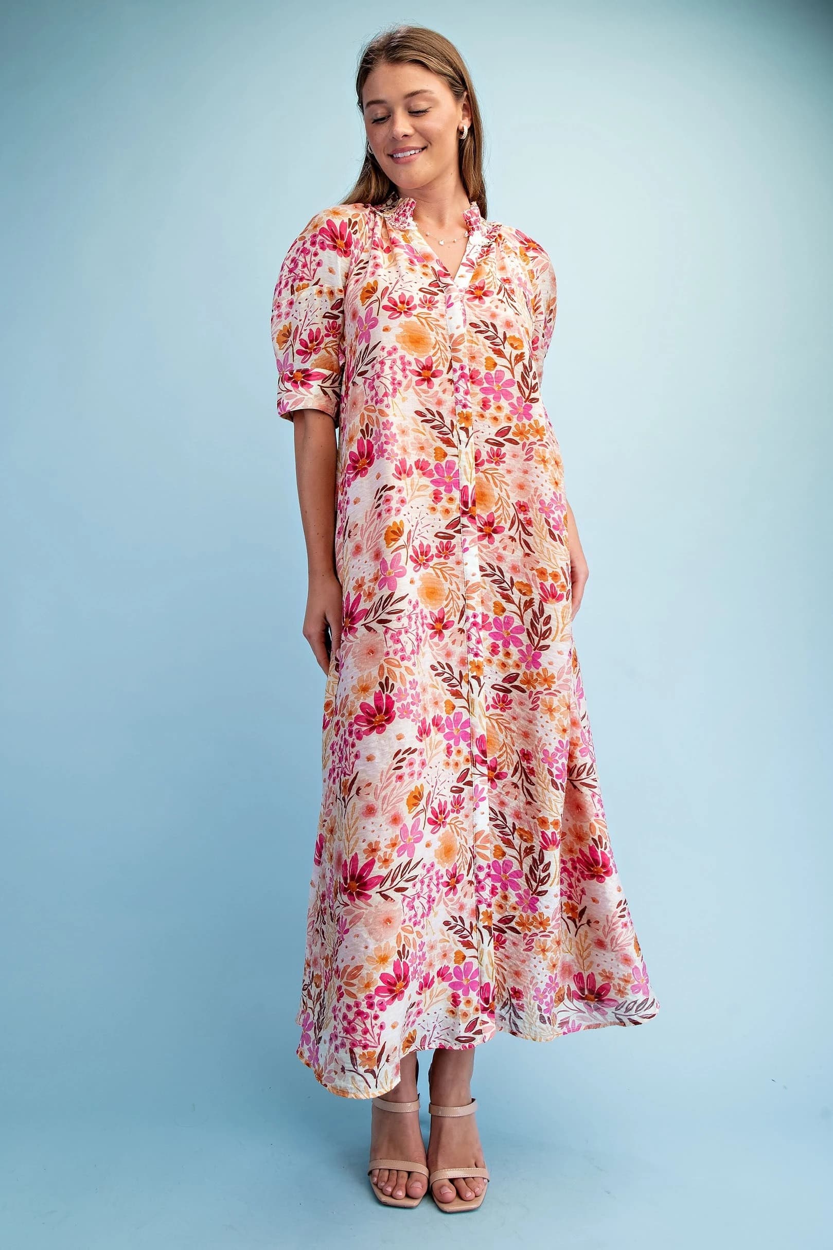 TE1941 - FUCHSIA / PUMPKIN