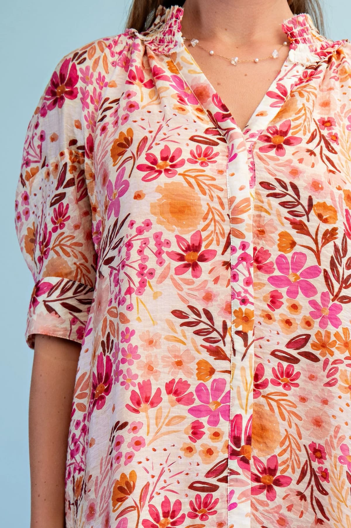 TE1941 - FUCHSIA / PUMPKIN