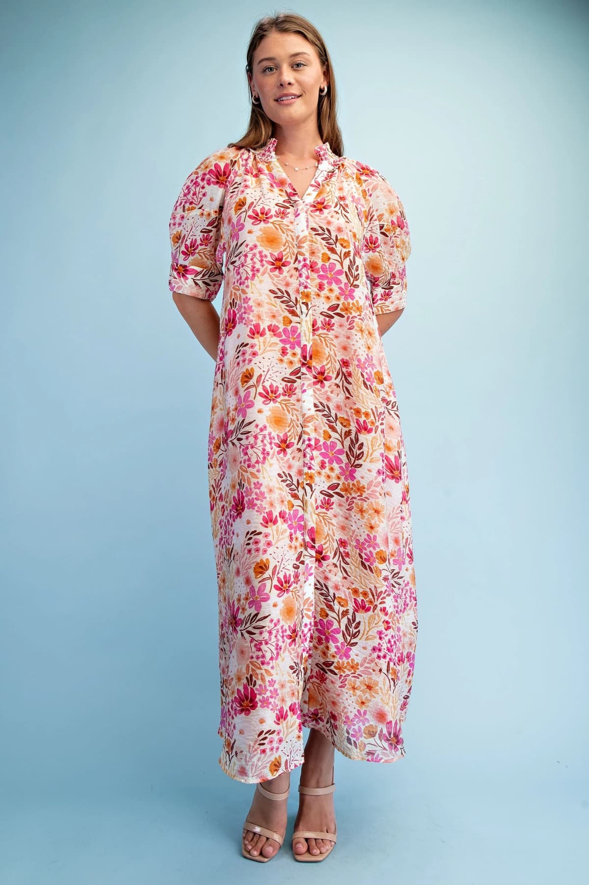 TE1941 - FUCHSIA / PUMPKIN