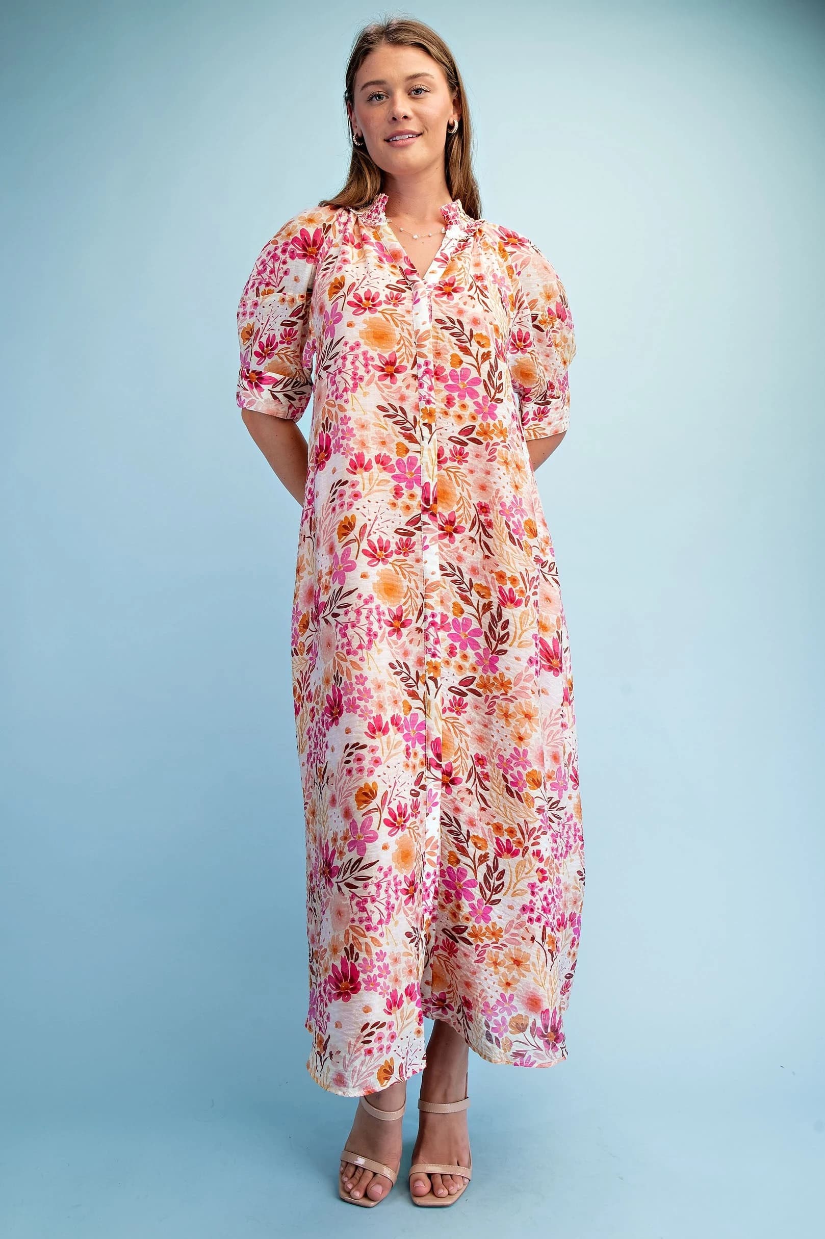 TE1941 - FUCHSIA / PUMPKIN