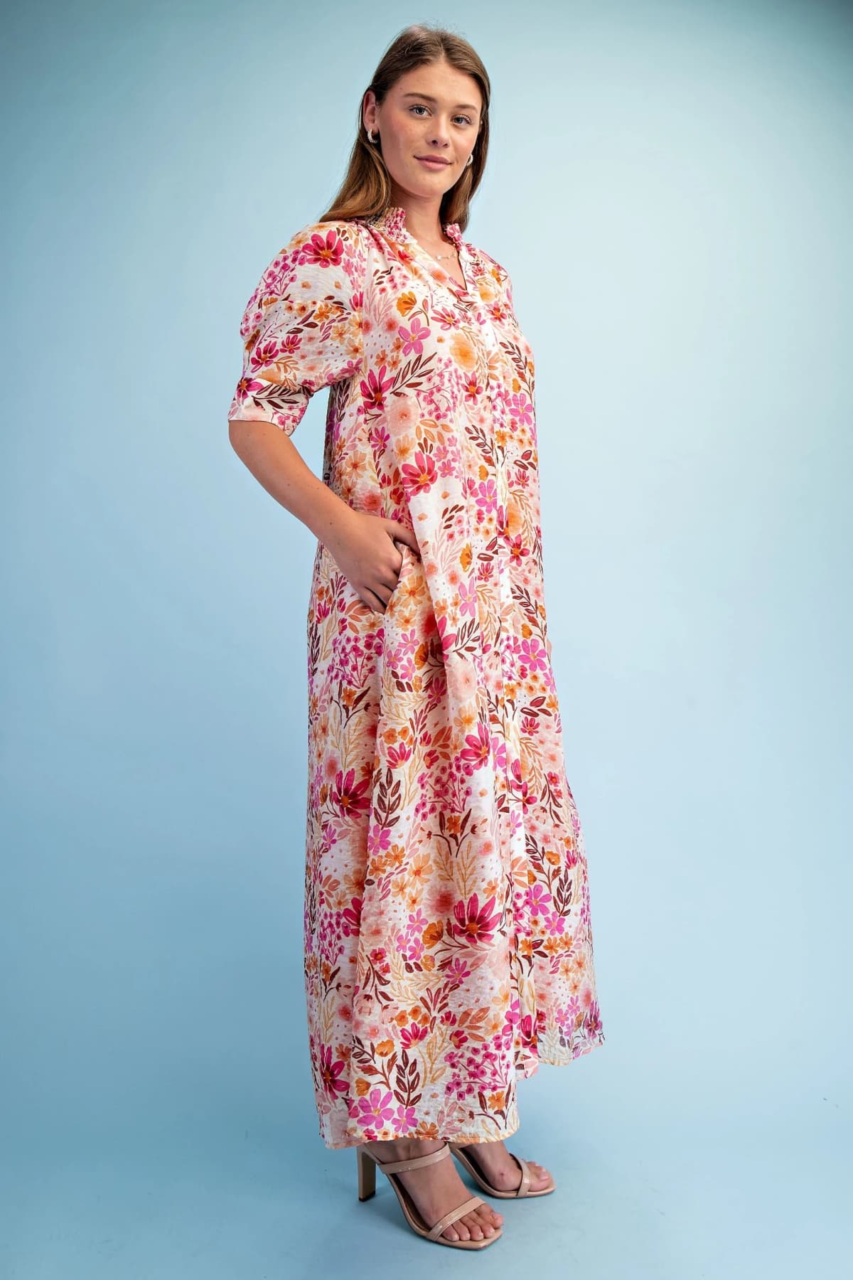 TE1941 - FUCHSIA / PUMPKIN