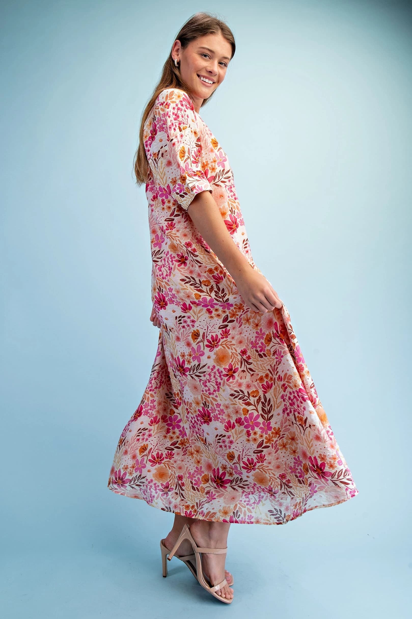 TE1941 - FUCHSIA / PUMPKIN