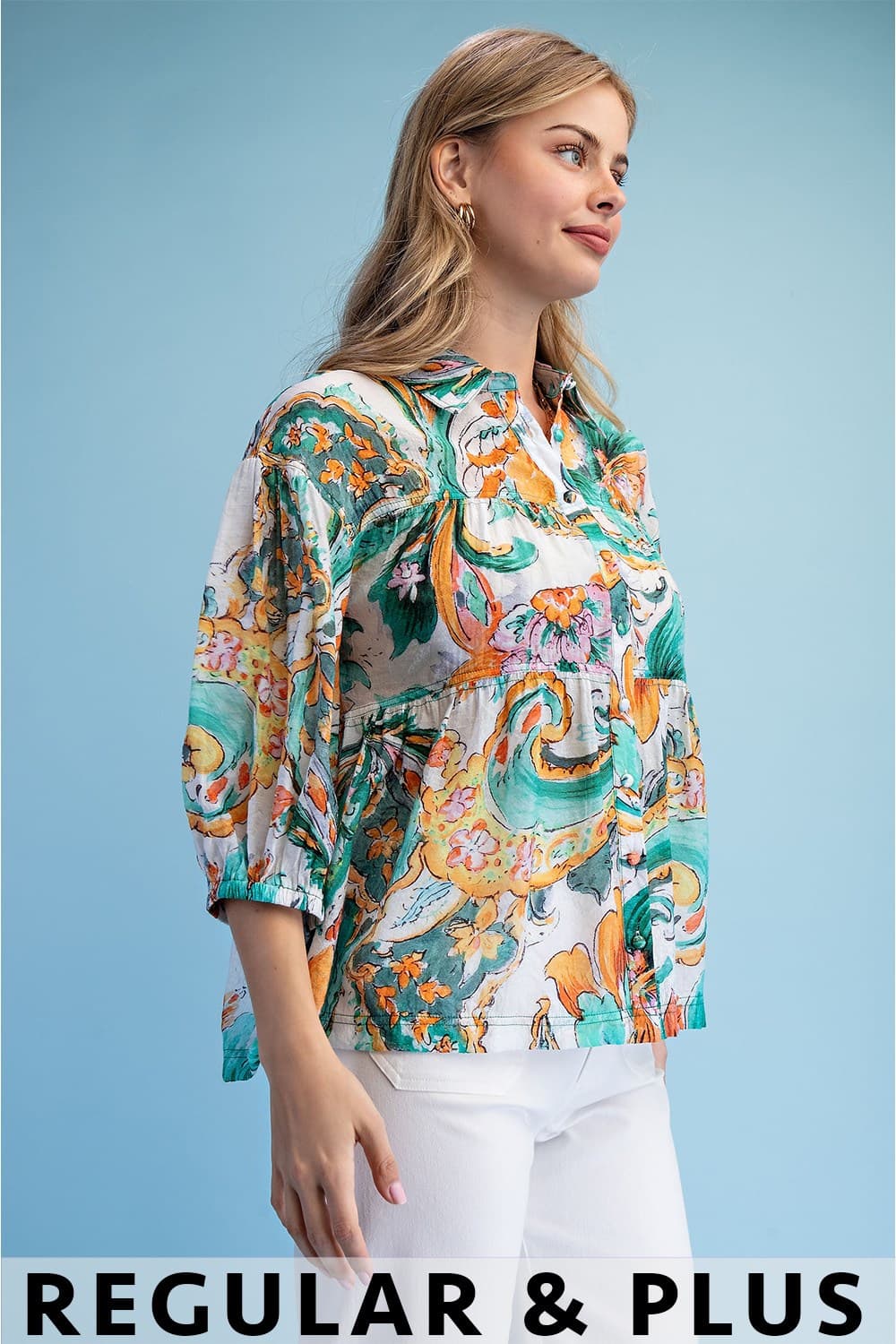 TE1983 - ORANGE / TEAL