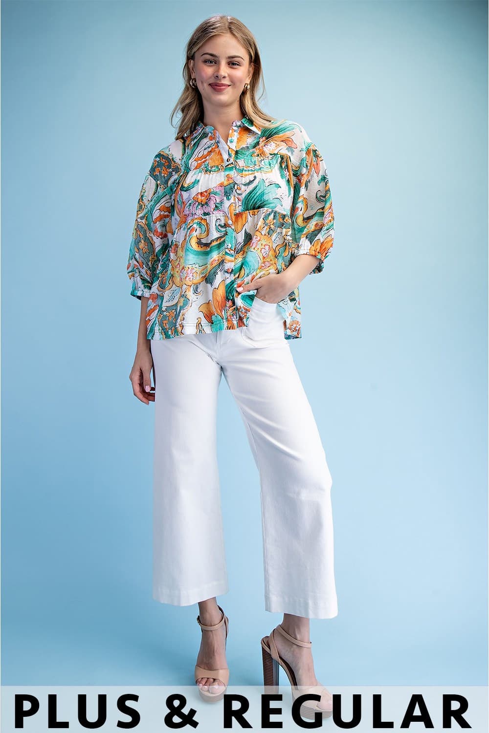 PE1983 - ORANGE / TEAL