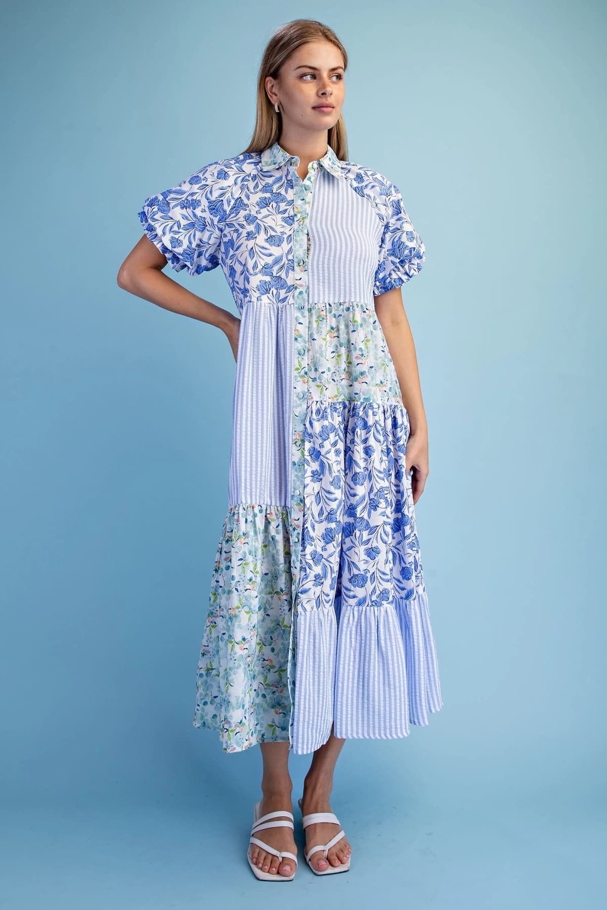 TE2057 - WHITE / BLUE