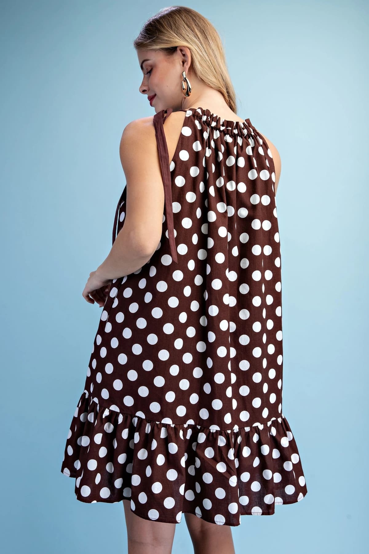 TY1359 - BROWN POLKA-DOT